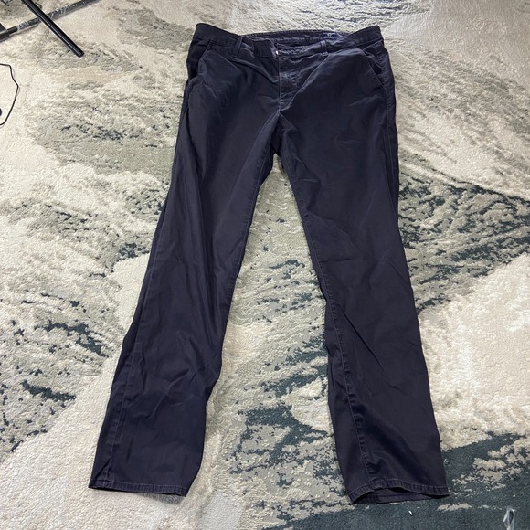 Ag Adriano Goldschmied Other - AG Adriano Goldschmied Jamison Chino Pants Mens 38R Navy Blue Stretch Skinny Leg
